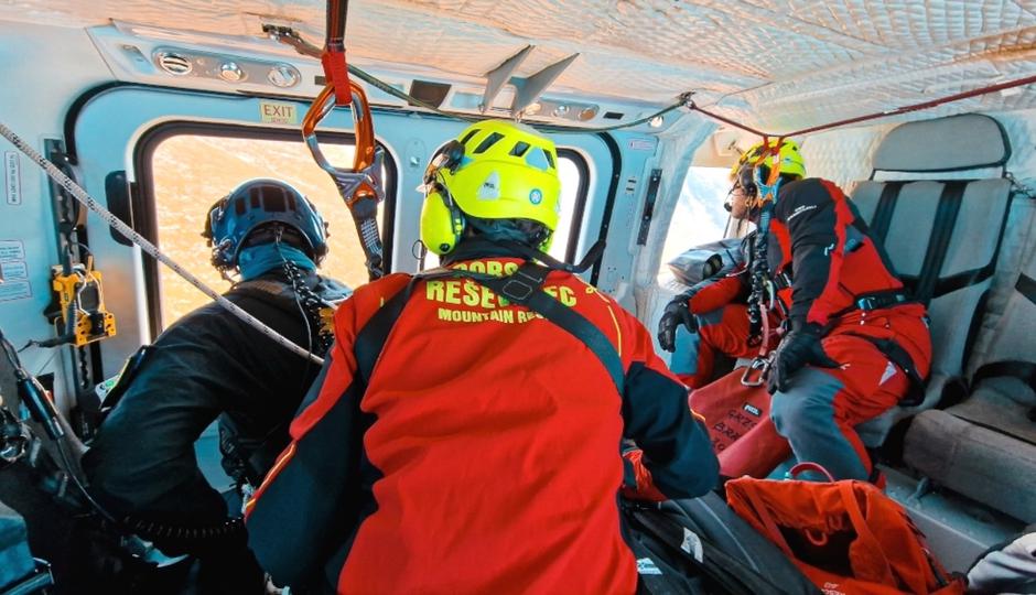 reševalci helikoptersko reševanje | Avtor: arhiv PU Nova Gorica