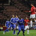 S tem strelom je Cristiano Ronaldo povedel United v vodstvo.
