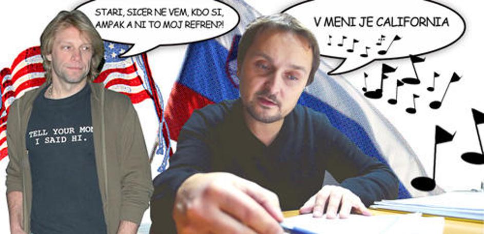 Pesem V meni je California skupine California zelo spominja na Never Say Goodbye