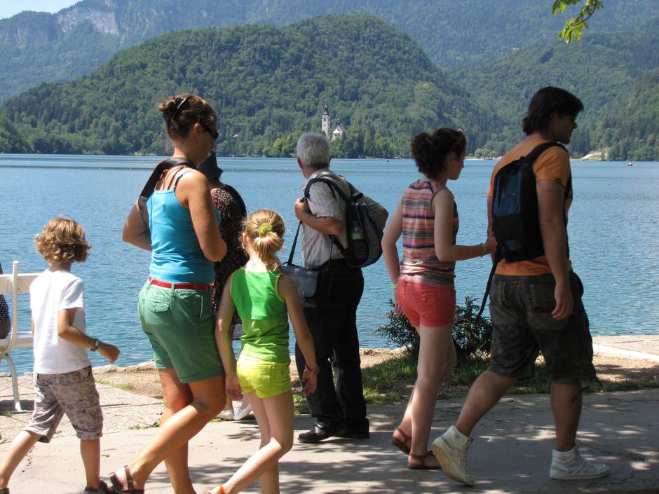 Bled turisti | Avtor: Iztok Golob
