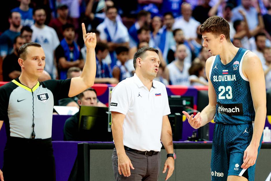 eurobasket 2025 Izrael Slovenija, aleksander sekulić, luka ščuka | Avtor: Saša Despot