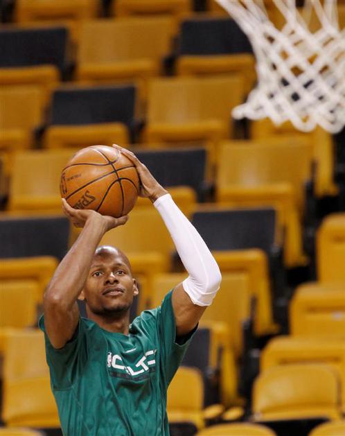 NBA finale pred četrto tekmo finale Celtics Lakers Ray Allen