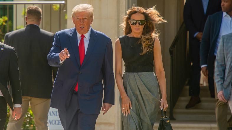 Donald in Melania Trump