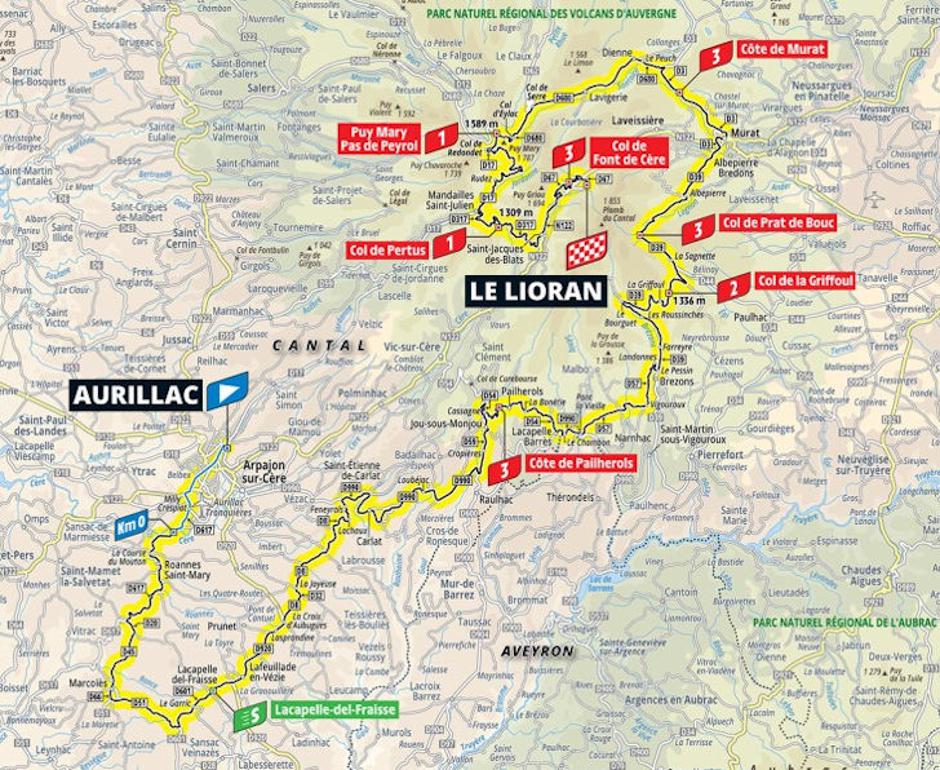Trasa 10. etape Toura | Avtor: Cyclingstage