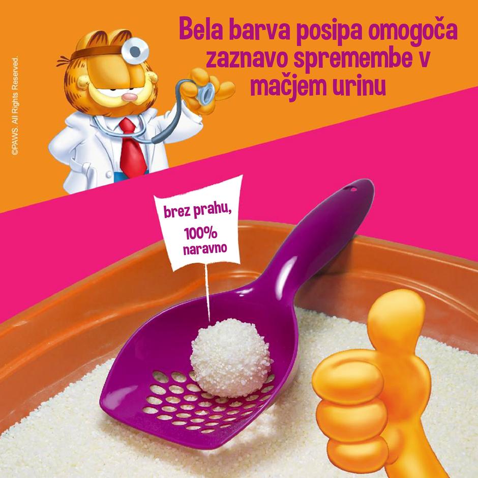 Garfield mačji posip | Avtor: Garfield