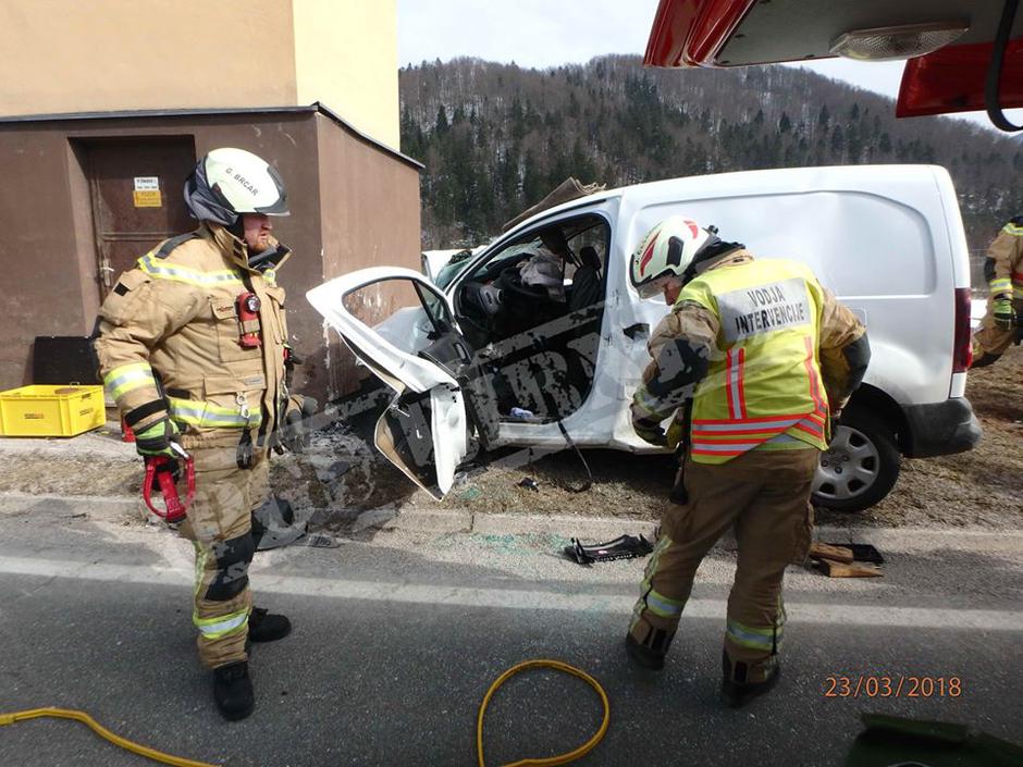 Prometna nesreča | Avtor: Gasilska enota Ribnica