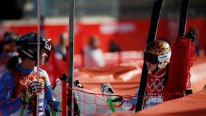 Soči 2014 Maze Fenninger Roza Hutor trening smuk ograja ciljna arena