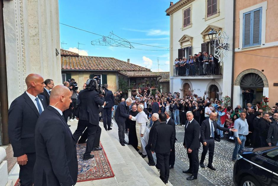 papež Leon XIV. Genazzano | Avtor: Epa