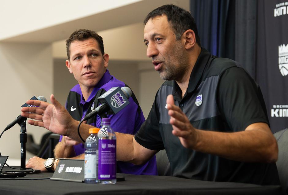 Luke Walton Vlade Divac | Avtor: Profimedia