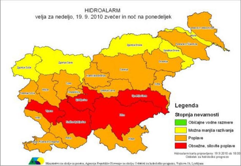 reke stanje napoved | Avtor: Žurnal24 main