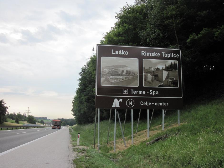 turistična signalizacija Laško Rimske Toplice | Avtor: Dars