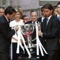 Casillas Ramos Ronaldo Real Madrid Aguirre sprejem naslov prvakov pokal pokrajin