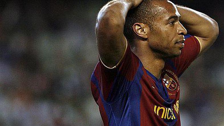 Thierry Henry ni skrival razočaranja.