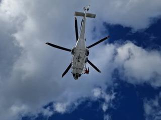 Reševanje v gorah, policijski helikopter