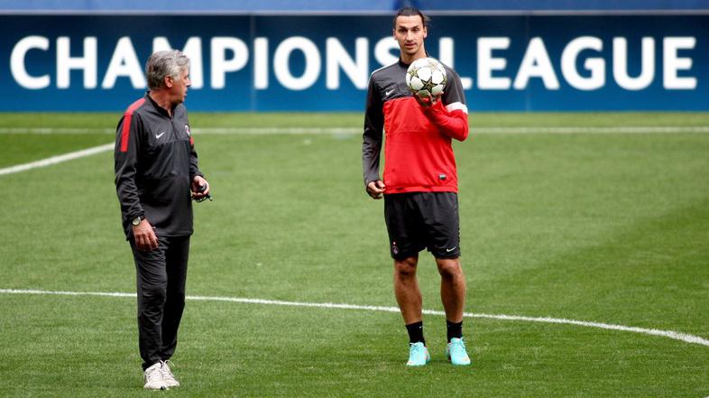 carlo ancelotti zlatan ibrahimovic