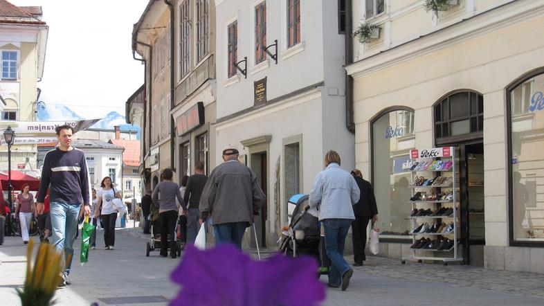 Organizatorji akcije Nakupujmo v mestu upajo, da bo Kranj počasi dobro obiskan v