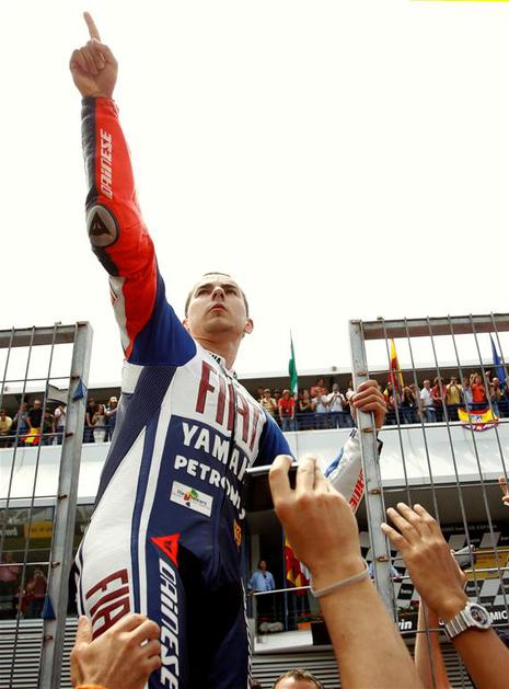 VN Španije 2010 Jerez zmaga Jorge Lorenzo Yamaha