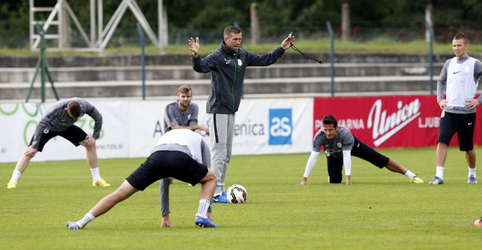 Katanec Slovenija Švica Euro 2016 Ljudski vrt trening