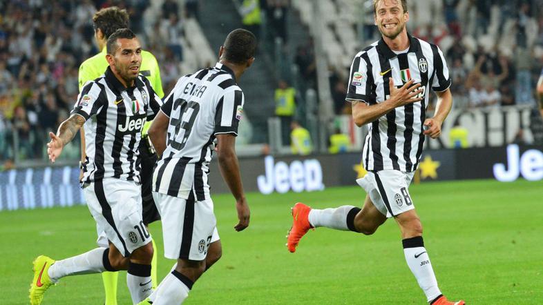 Tevez, Evra, Marchisio