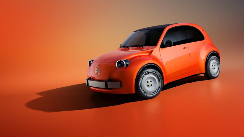ciztoën 2Cv spaček študija