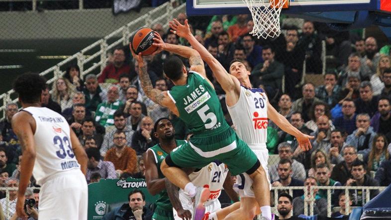 Mike James Panathinaikos Real Madrid