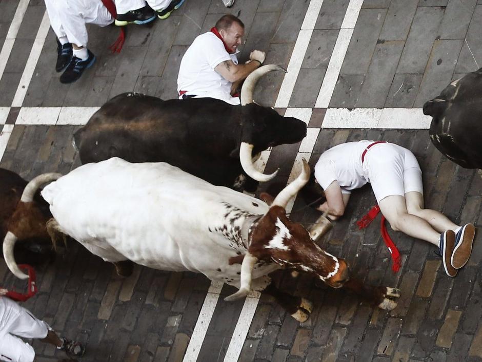 Tek pred biki, Pamplona | Avtor: EPA