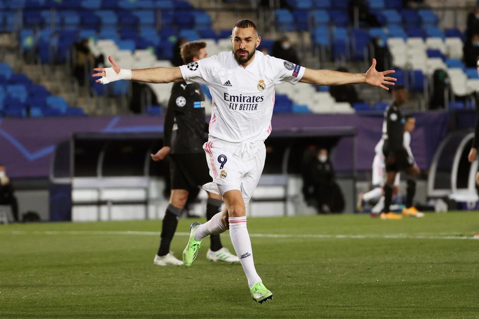 Karim Benzema Real Madrid Borussia Mönchengladbach | Avtor: Epa