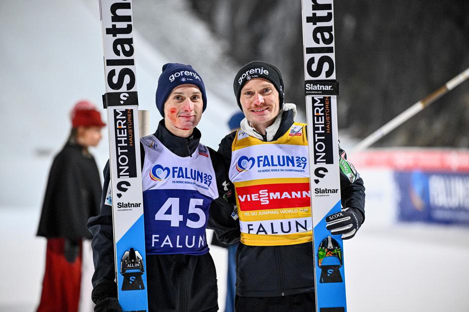 Domen Prevc in Anže Lanišek | Avtor: Profimedia