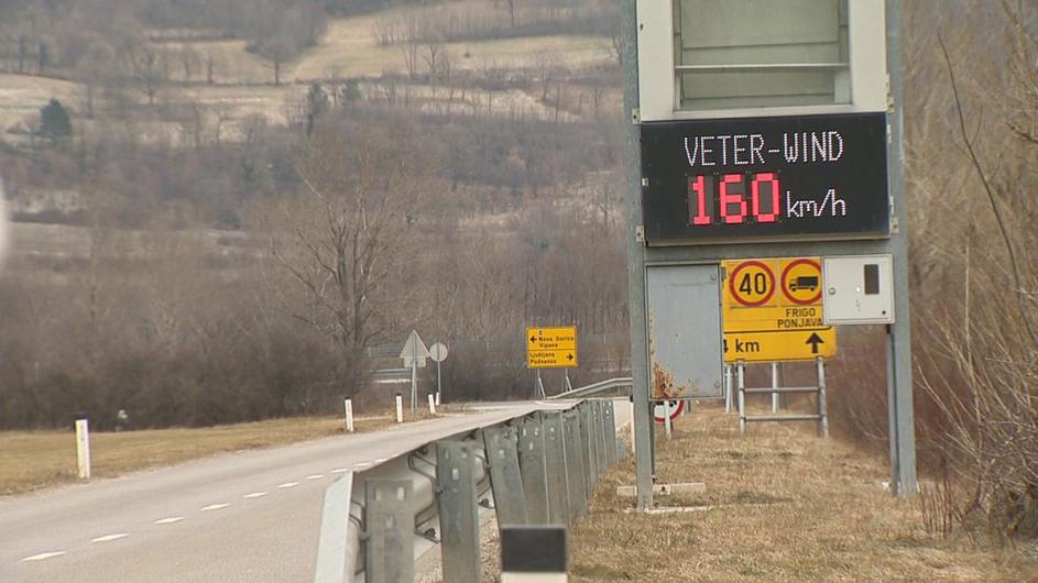 burja v Vipavski dolini