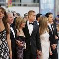 Igralska zasedba filma Troja, kjer sta se Jennifer Aniston in Orlando Bloom tudi