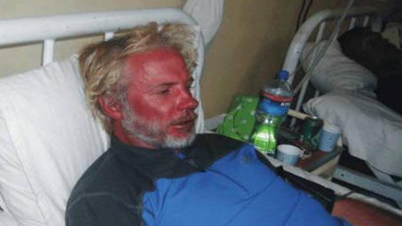 Nizozemca Wilca van Rooijena je pakistanski helikopter z gore prepeljal včeraj.