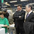 Del proizvodnje v Gorenju si je ob nedavnem obisku skupaj s predsednikom uprave 