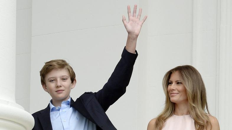 Barron in Melania