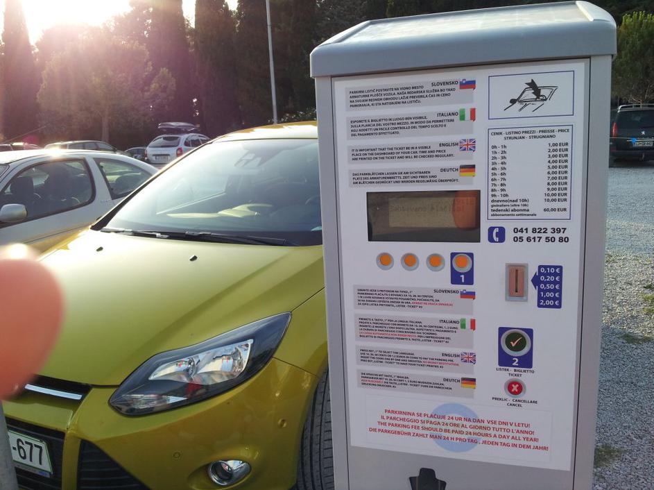 parkirišče strunjan