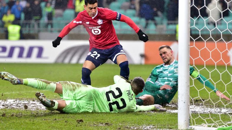 Olimpija, Lille, konferenčna liga