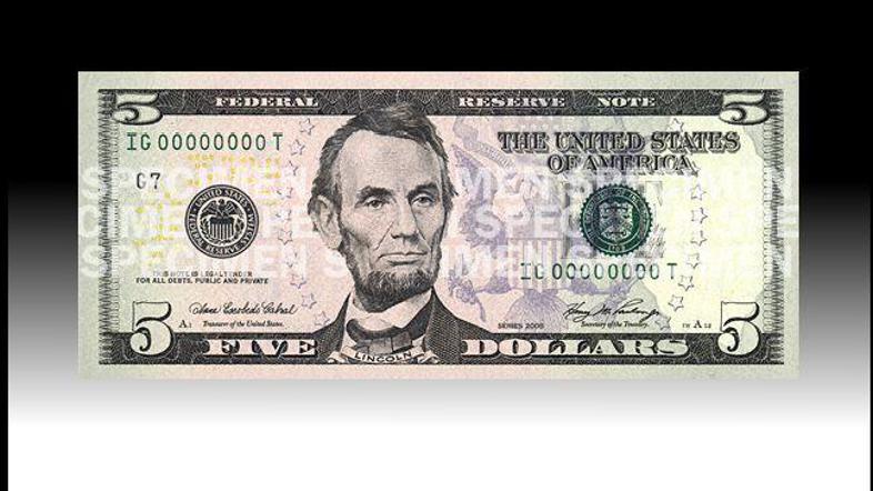 Bistvena novost prenovljenega bankovca za 5 dolarjev je ta, da iz njega ne bo ve