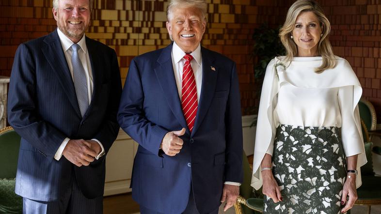 kralj Willem-Alexander, kraljica Maxima, Donald Trump
