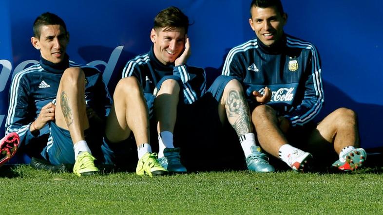 messi aguero di maria copa america argentina