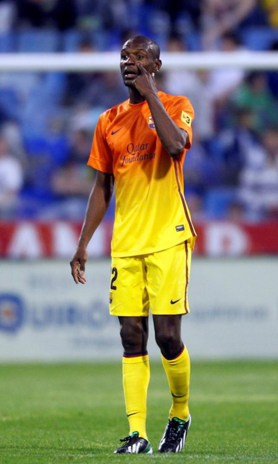 Abidal Zaragoza Barcelona Liga BBVA Španija prvenstvo | Avtor: Reuters