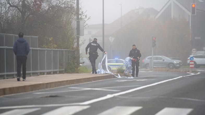 Policija na Zasavski cesti  policijski trak