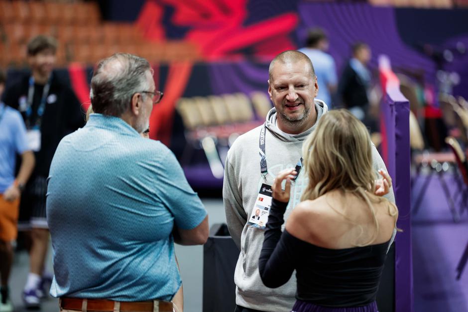 trening košarkarske reprezentance slovenije, matej erjavec | Avtor: Saša Despot