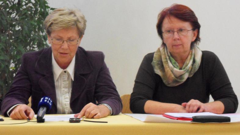 Darinka Smrke vodi projekt mestnega parka, Cirila Zajc pa projekt Ženska ženski.