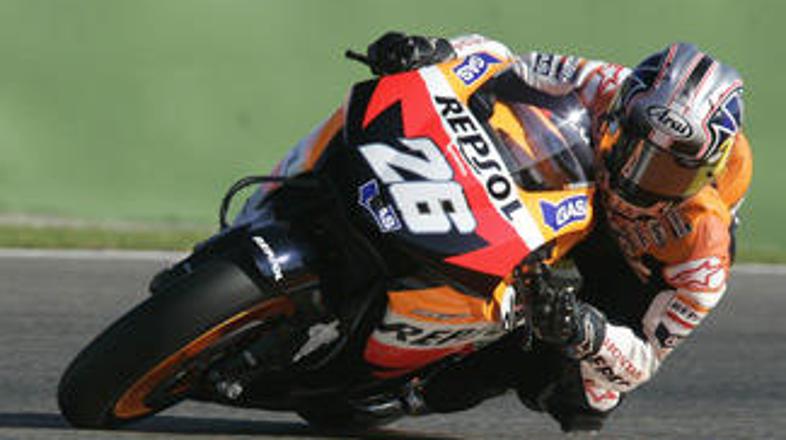 Dani Pedrosa je v Valencii vodil od začetka do konca.