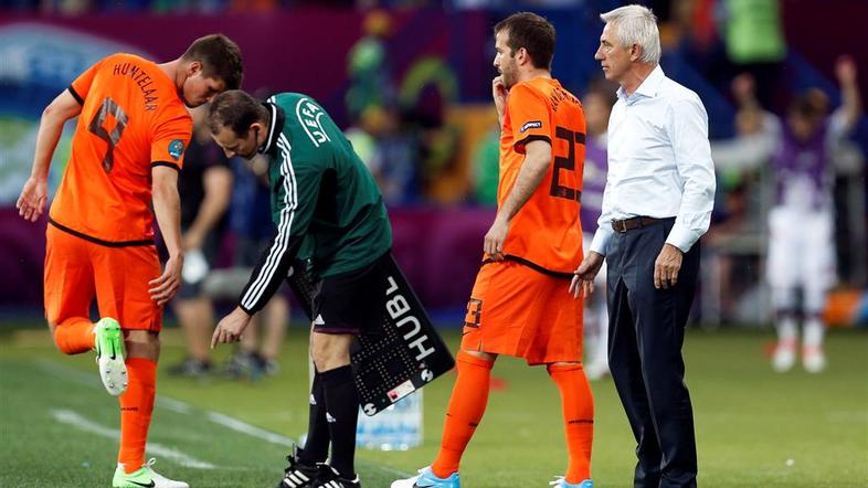 Van der Vaart van Marwijk Huntelaar Nizozemska Danska Harkiv Harkov Euro 2012