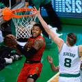 Kent Bazemore Jonas Jerebko NBA Atlanta Hawks Boston Celtics