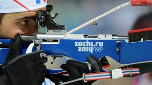 Fourcade biatlon zasledovanje Laura Soči 2014 olimpijske igre