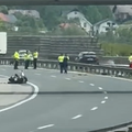 prometna nesreča štajerska avtocesta motorist