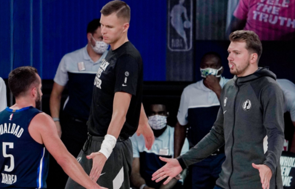 Kristaps Porzingis Luka Dončić | Avtor: Reševalni pas/Twitter