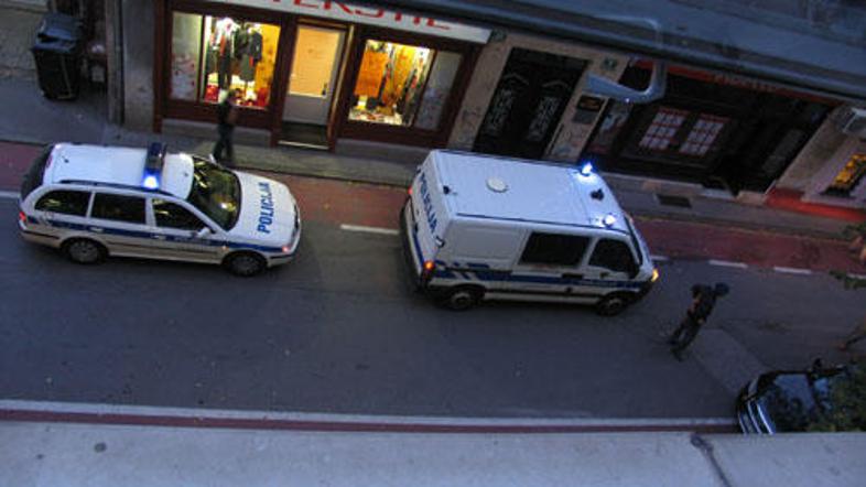 Racija je potekala na Kolodvorski ulici.