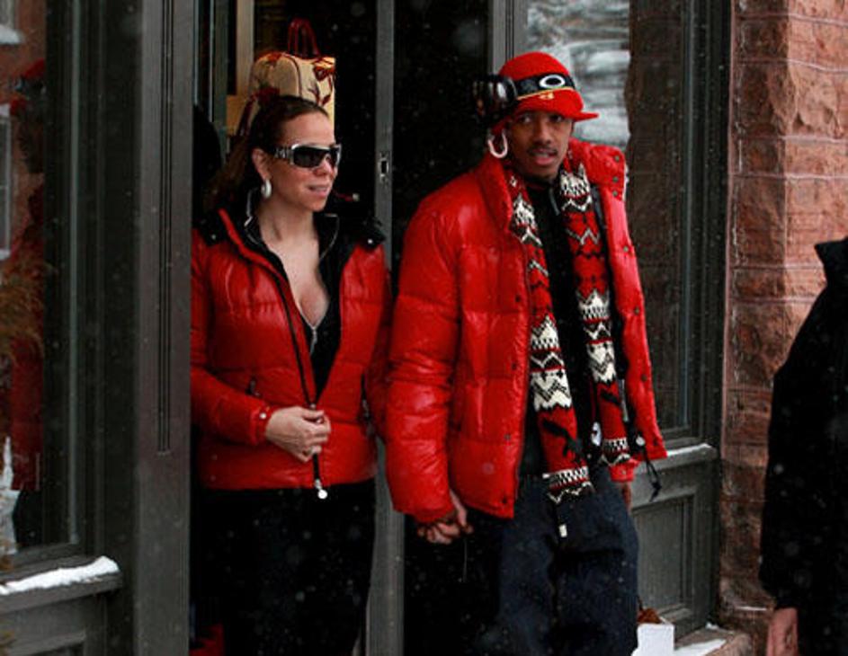 Mariah in Nick sta s svojimi počitnicami v Aspnu vidno zadovoljna.